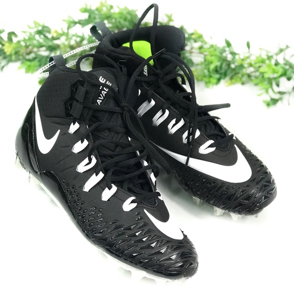 Nike Other - Nike Black White Savage Baseball Cleats Sz 10 New